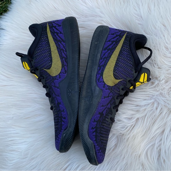 KOBE MAMBA RAGE COURT CITY EDITION SNEAKERS PURPLE YELLOW BLACK 9 - Picture 10 of 10